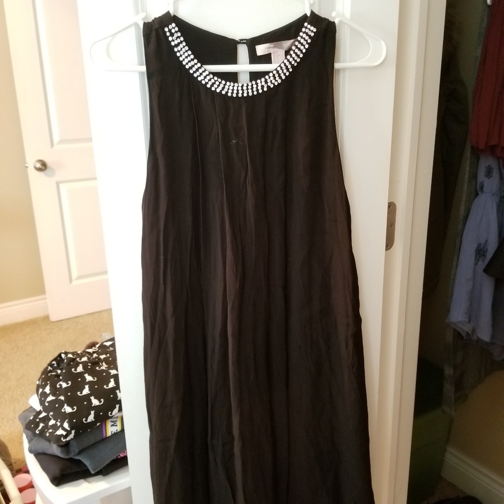 Shift dress with jewels